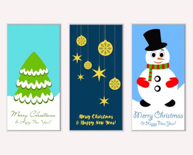 Mutlu Noeller ve mutlu yeni yıl tebrik kartları   