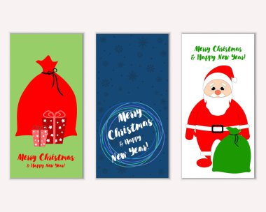 Mutlu Noeller ve mutlu yeni yıl tebrik kartları  