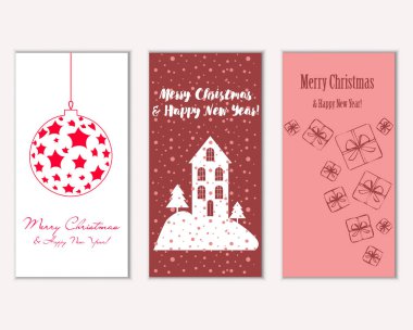 Mutlu Noeller ve mutlu yeni yıl tebrik kartları    