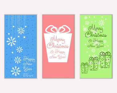 Mutlu Noeller ve mutlu yeni yıl tebrik kartları   