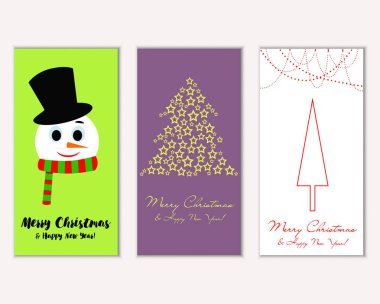 Mutlu Noeller ve mutlu yeni yıl tebrik kartları   