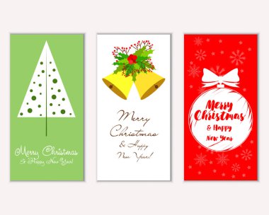 Mutlu Noeller ve mutlu yeni yıl tebrik kartları  