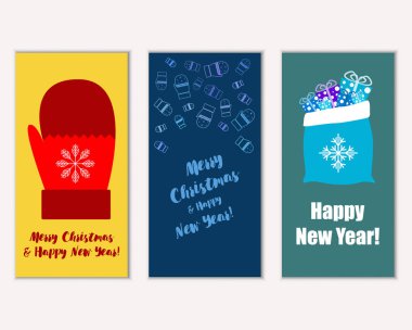 Mutlu Noeller ve mutlu yeni yıl tebrik kartları   