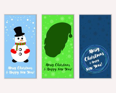 Mutlu Noeller ve mutlu yeni yıl tebrik kartları  