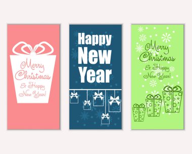 Mutlu Noeller ve mutlu yeni yıl tebrik kartları   