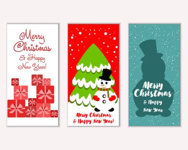 Mutlu Noeller ve mutlu yeni yıl tebrik kartları  