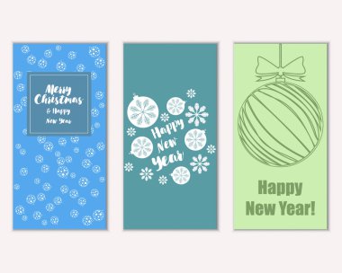 Mutlu Noeller ve mutlu yeni yıl tebrik kartları   