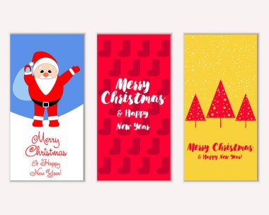 Mutlu Noeller ve mutlu yeni yıl tebrik kartları   