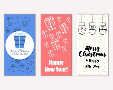 Mutlu Noeller ve mutlu yeni yıl tebrik kartları    