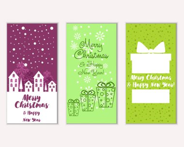 Mutlu Noeller ve mutlu yeni yıl tebrik kartları   