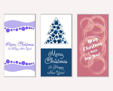 Mutlu Noeller ve mutlu yeni yıl tebrik kartları   