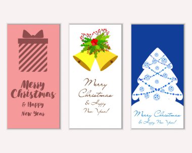 Mutlu Noeller ve mutlu yeni yıl tebrik kartları  