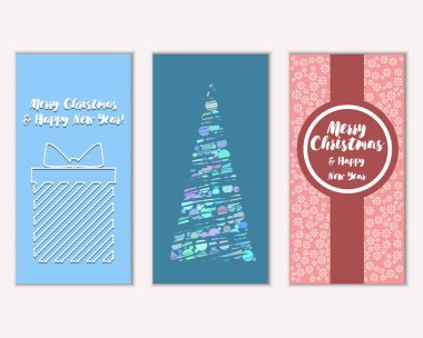 Mutlu Noeller ve mutlu yeni yıl tebrik kartları  