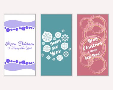 Mutlu Noeller ve mutlu yeni yıl tebrik kartları   