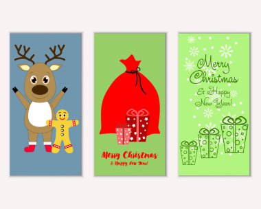 Mutlu Noeller ve mutlu yeni yıl tebrik kartları   