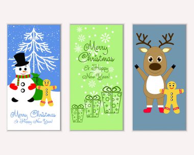 Mutlu Noeller ve mutlu yeni yıl tebrik kartları   