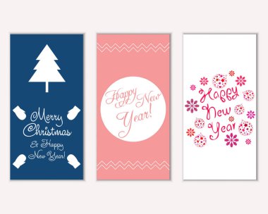 Mutlu Noeller ve mutlu yeni yıl tebrik kartları   