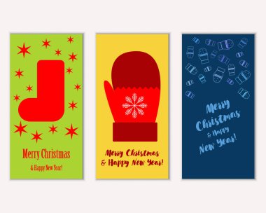 Mutlu Noeller ve mutlu yeni yıl tebrik kartları   