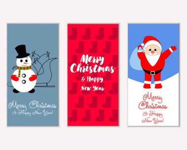 Mutlu Noeller ve mutlu yeni yıl tebrik kartları   