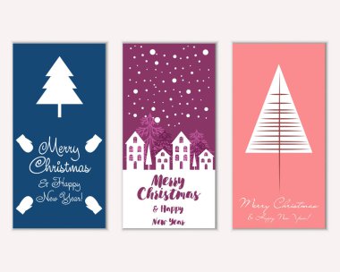 Mutlu Noeller ve mutlu yeni yıl tebrik kartları   