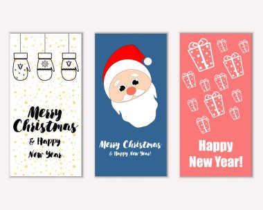 Mutlu Noeller ve mutlu yeni yıl tebrik kartları    