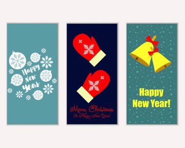 Mutlu Noeller ve mutlu yeni yıl tebrik kartları   