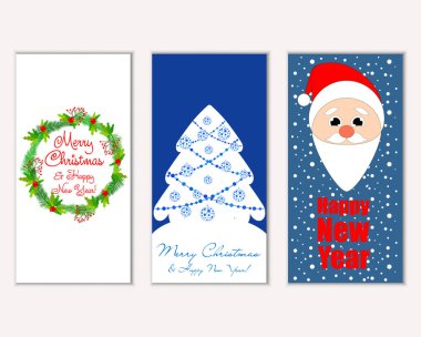 Mutlu Noeller ve mutlu yeni yıl tebrik kartları  