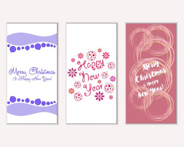 Mutlu Noeller ve mutlu yeni yıl tebrik kartları   