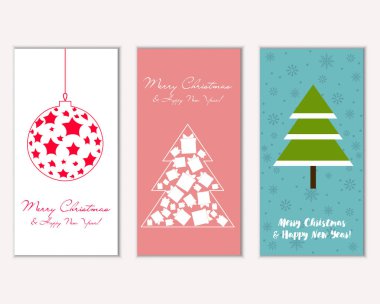 Mutlu Noeller ve mutlu yeni yıl tebrik kartları   