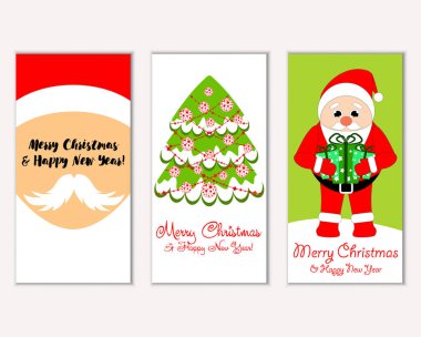 Mutlu Noeller ve mutlu yeni yıl tebrik kartları  
