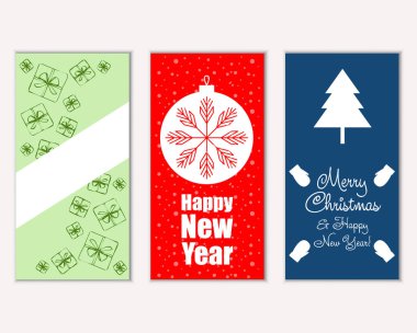 Mutlu Noeller ve mutlu yeni yıl tebrik kartları   