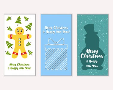 Mutlu Noeller ve mutlu yeni yıl tebrik kartları  