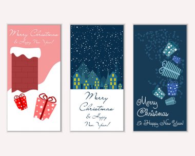 Mutlu Noeller ve mutlu yeni yıl tebrik kartları  