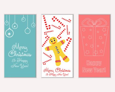 Mutlu Noeller ve mutlu yeni yıl tebrik kartları   