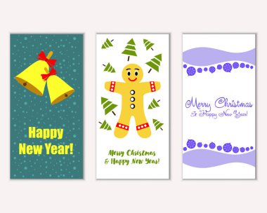 Mutlu Noeller ve mutlu yeni yıl tebrik kartları   