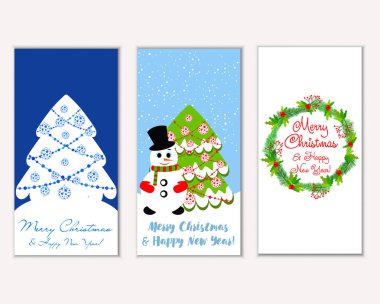 Mutlu Noeller ve mutlu yeni yıl tebrik kartları  