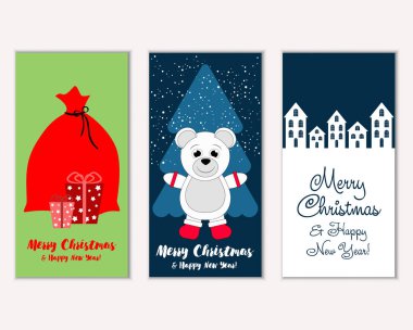 Mutlu Noeller ve mutlu yeni yıl tebrik kartları   