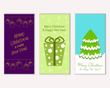 Mutlu Noeller ve mutlu yeni yıl tebrik kartları   