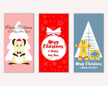 Mutlu Noeller ve mutlu yeni yıl tebrik kartları   