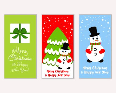 Mutlu Noeller ve mutlu yeni yıl tebrik kartları   