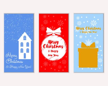 Mutlu Noeller ve mutlu yeni yıl tebrik kartları  