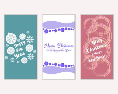 Mutlu Noeller ve mutlu yeni yıl tebrik kartları   