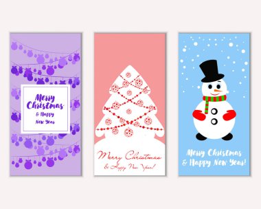 Mutlu Noeller ve mutlu yeni yıl tebrik kartları   
