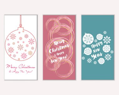 Mutlu Noeller ve mutlu yeni yıl tebrik kartları   