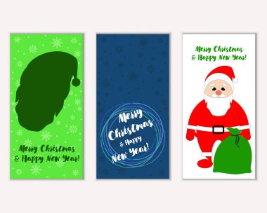 Mutlu Noeller ve mutlu yeni yıl tebrik kartları  