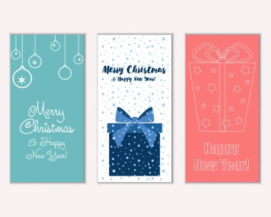 Mutlu Noeller ve mutlu yeni yıl tebrik kartları   