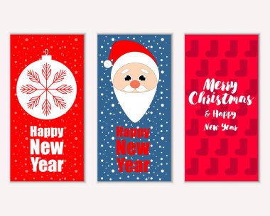 Mutlu Noeller ve mutlu yeni yıl tebrik kartları   
