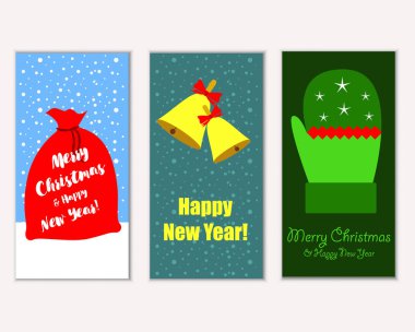 Mutlu Noeller ve mutlu yeni yıl tebrik kartları   
