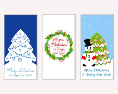 Mutlu Noeller ve mutlu yeni yıl tebrik kartları  