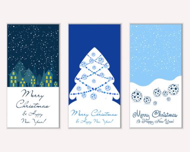 Mutlu Noeller ve mutlu yeni yıl tebrik kartları  